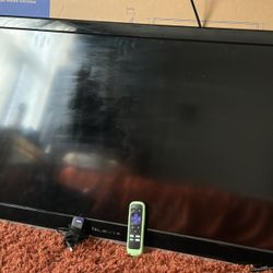 45” Flat Screen TV/ Roku combo
