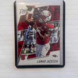 Lamar Jackson Rookie Prestige Panini