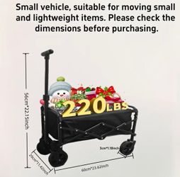 Folding shopping carts