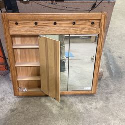 Vanity Mirror Medicine Cabinet Three Tier Glass 