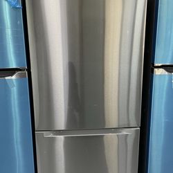 Season Refrigerator bottom freezer stainless steel with ice maker