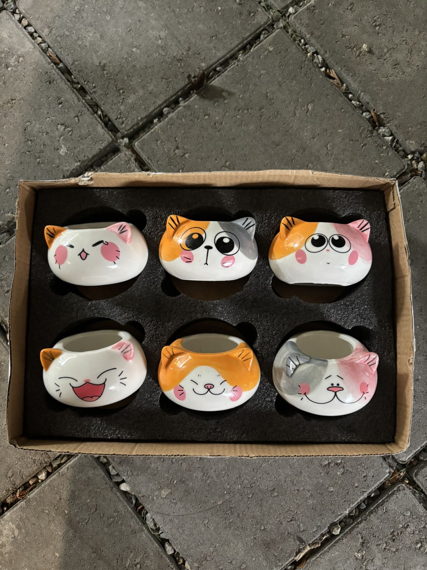 Cat Planter Set With Base