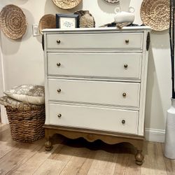 Refinished Solid Wood Chest 