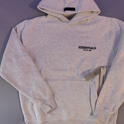Light oatmeal essential hoodie