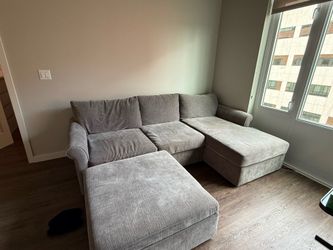 L shape Gray Sofa
