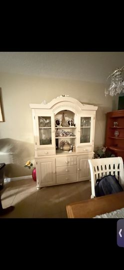 Dinning Table And Bar Cabinet