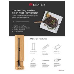 MEATER Wireless Smart Meat Thermometer 