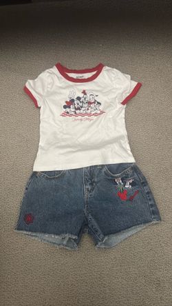 Girls old navy Minnie outfit