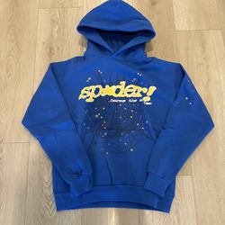TC Blue Sp5der Hoodie 
