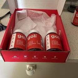 Apple Cider Vinegar Gummies 3 New Bottles Goli 