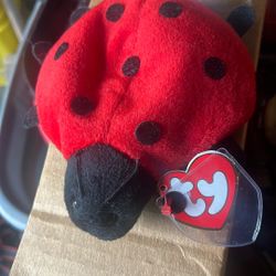 Ty Beanie Baby 3rd Gen. Very Rare Lucky 7 Felt Spots Dot with Perfect Mint Tags