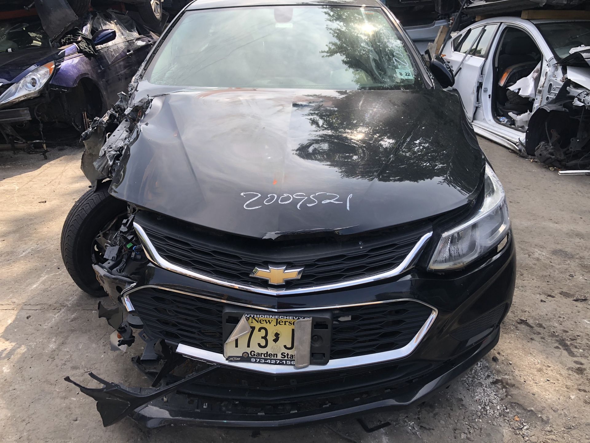 Chevy Cruze 2017 (2009521) Selling Parts Only Vehicle Not For Sale