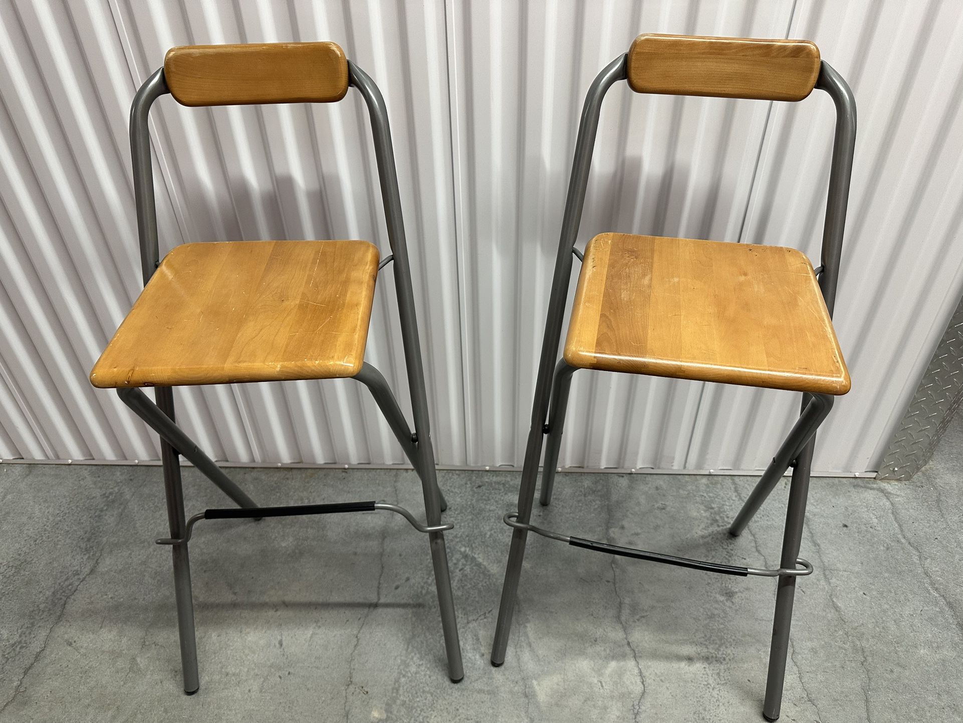 Foldable Breakfast Bar Stools 