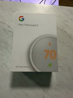 Google nest thermostat E