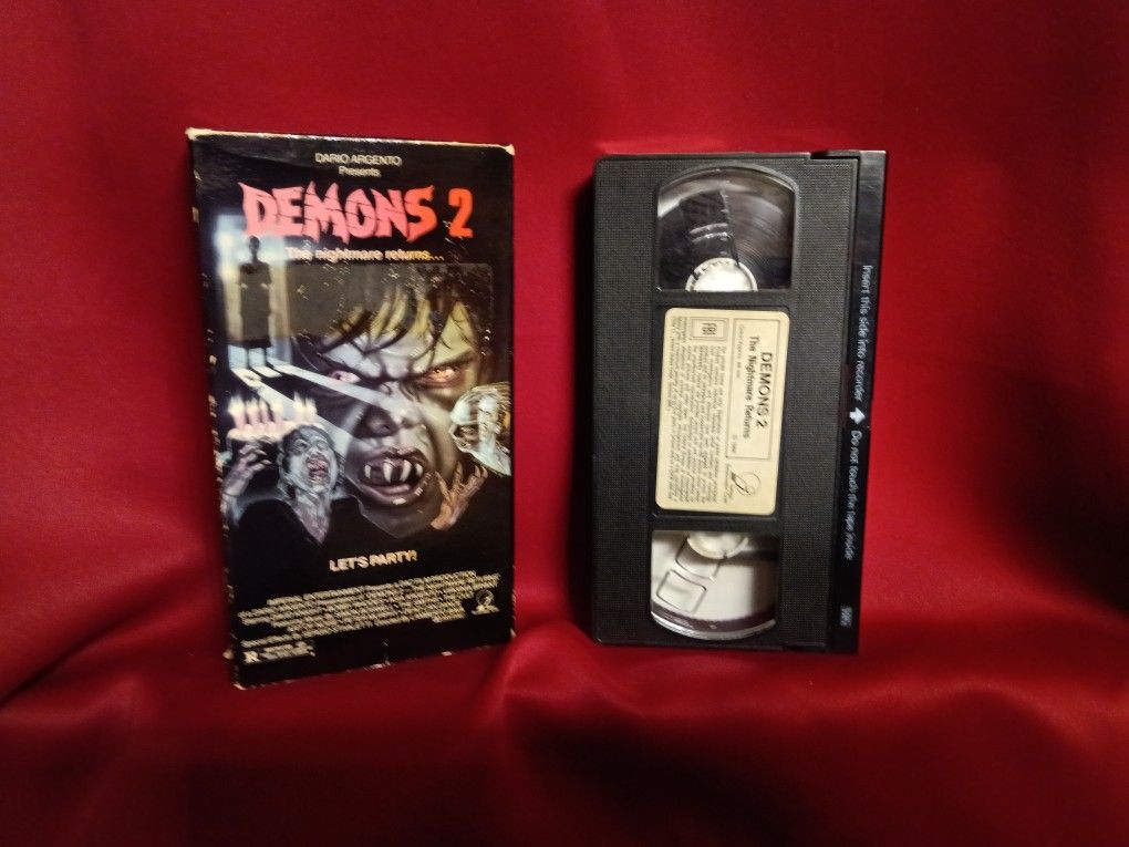 Demons 2 VHS 