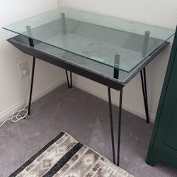 Table With Glass Top 