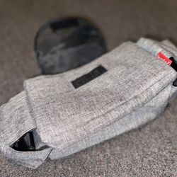 Stroller Bag, 6 Pockets Cotton Linen Baby Stroller Organizer for Phone for Diaper for Bottle