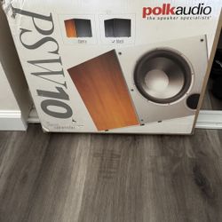 Polk - 10in subwoofer