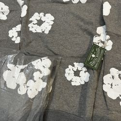 Grey Denim Tears Hoodies