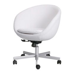 IKEA Skruvsta White Chair Office Pod Cast Chair