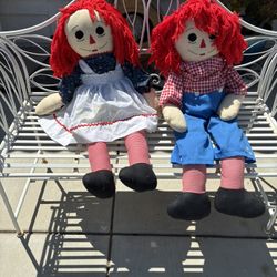 Ragedy ann dolls 2ft tall 