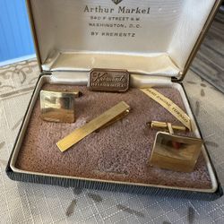 Vintage Krementz Gold Overlay Cufflinks 