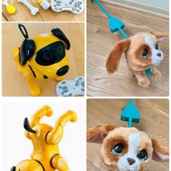 Shippable Set Of Remote Control Dog & furReal Dog Puppy
