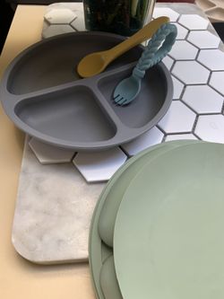 baby silicone dishware 