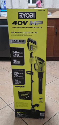RYOBI 40V BRUSHLESS 2-TOOL COMBO KIT NEVER OPEN BRAND NEW