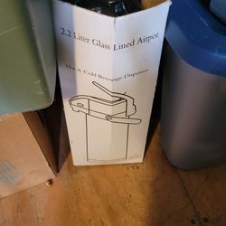 2.2 Liter Glass Lined Airpot 