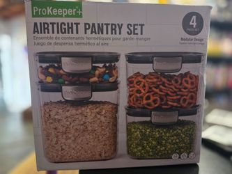 ProKeeper+ 4-Piece Airtight Pantry Set - Brand New Sealed In Box