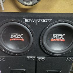 MTX TERMINATOR dual 12" Subwoofer 