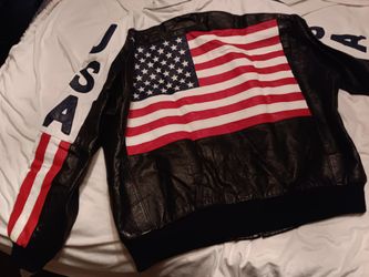 Vintage 2xl Leather Bommer Jacket