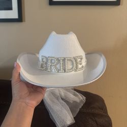 Bride Cowboy Hat