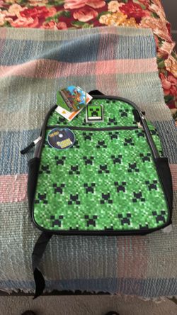 Kids new Minecraft backpack light up