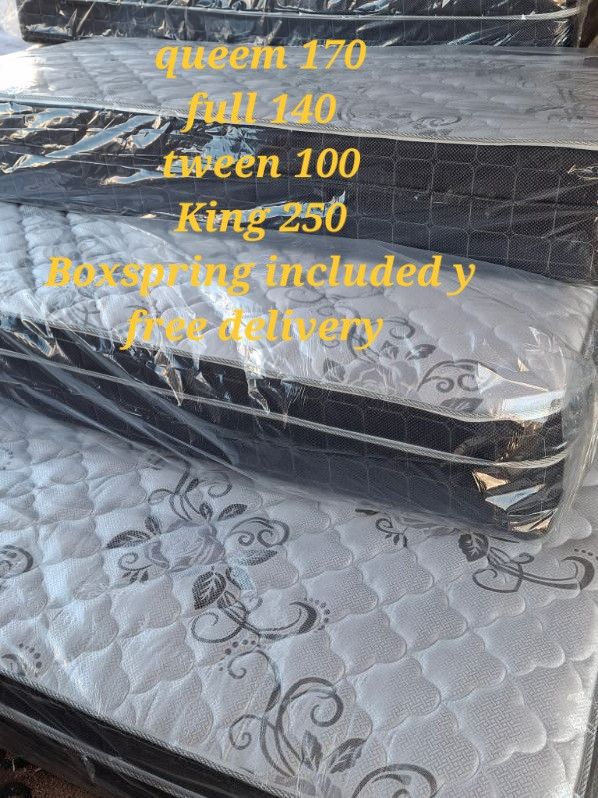 Mattress Pillow Top New