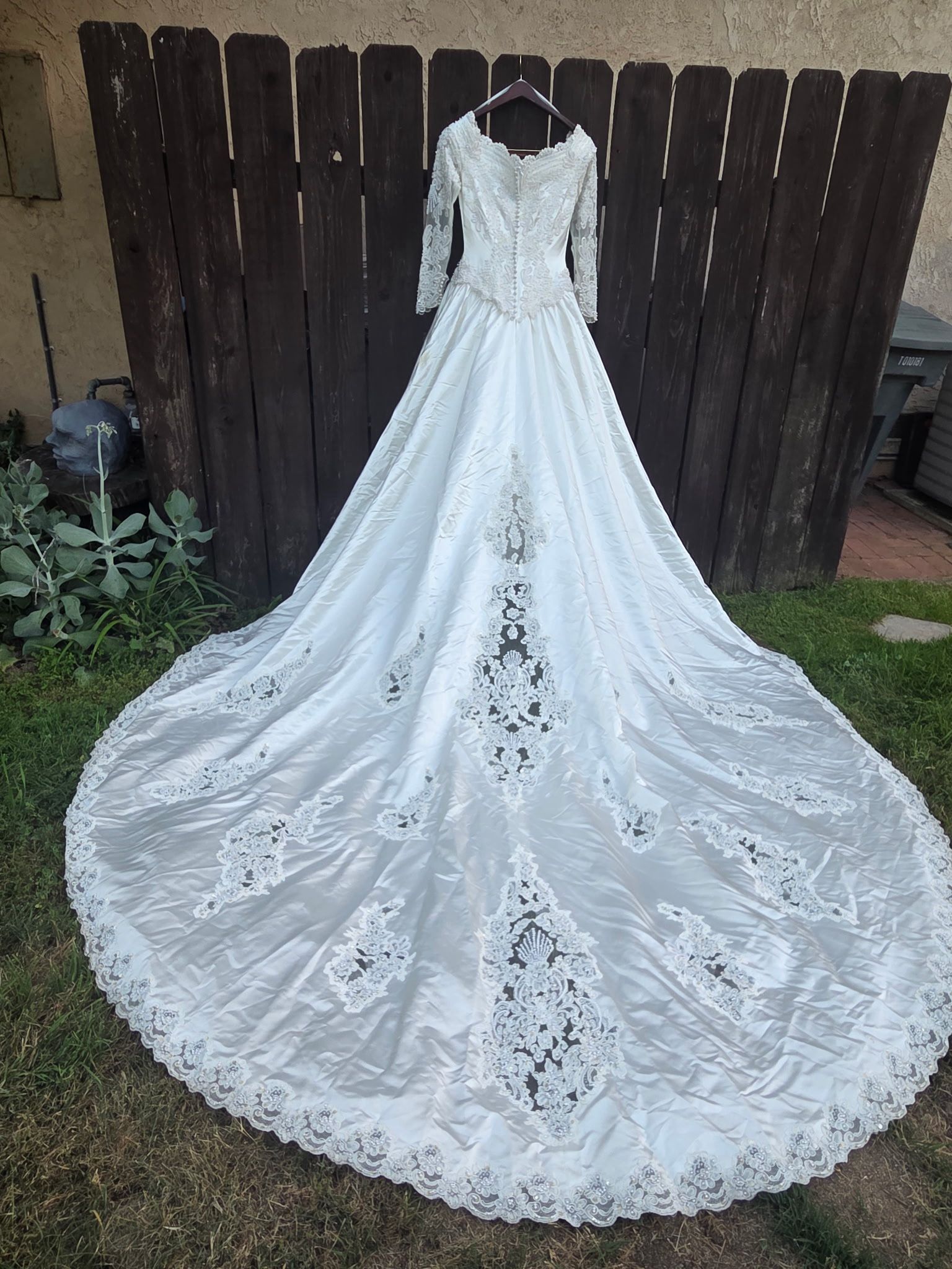 Wedding Dress Ivory Antique