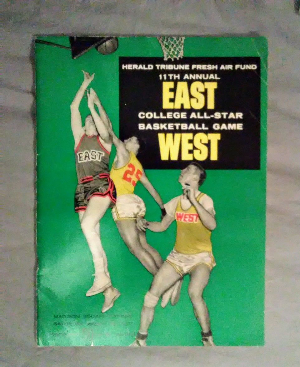 1957 East/West College All-Star game program
