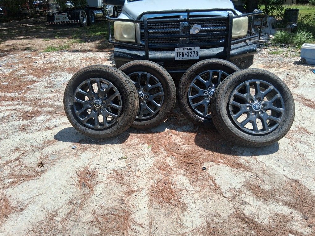 Set De Llantas Y Rines Size 265 65 20 H/T Para Toyota Tundra 2023