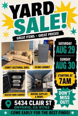 MOVE OUT SALE