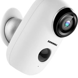 Wireless Rechargeable Battery Powered WiFi Camera, Home Security Camera, Night Vision, Indoor/Outdoor, 1080P Video with Motion Detection, 2-Way Audio,