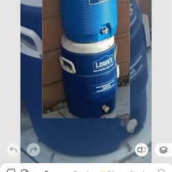 💧 5-Gallon Rubbermaid/Lowe’s Water Coolers – $5 Each or 2 for $7 💧
