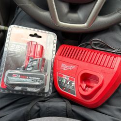Brand New M12 Battery And Charger