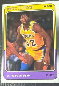 1988-89 Fleer Magic Johnson #67 - LA Lakers Vintage Card