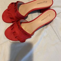 Zigi Soho Red Slides