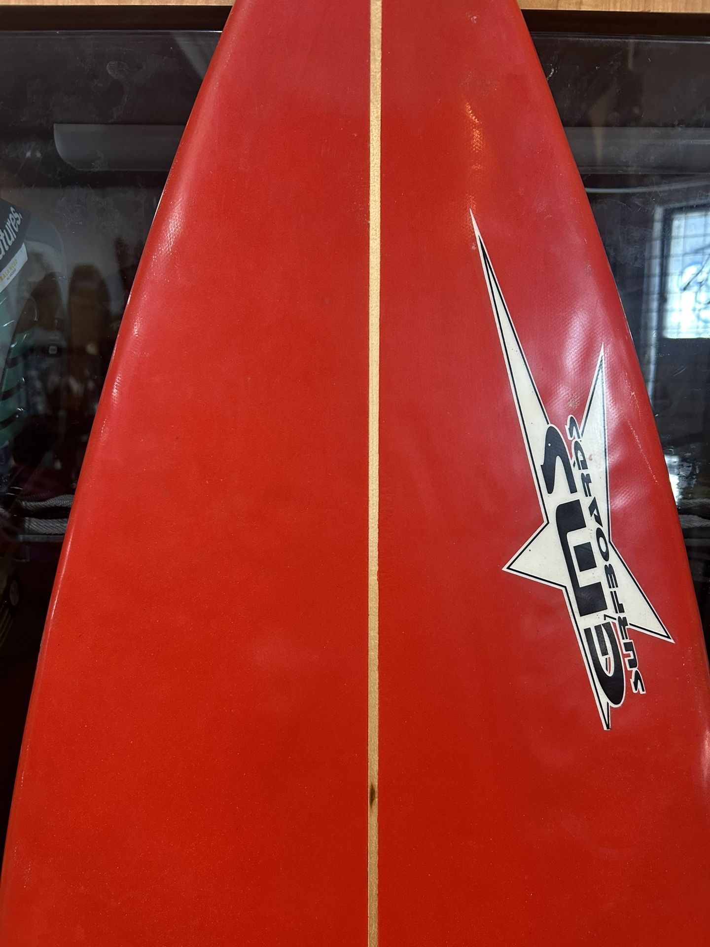 6-1 Red Fish Surfboard at Catch a Wave Surf Shop