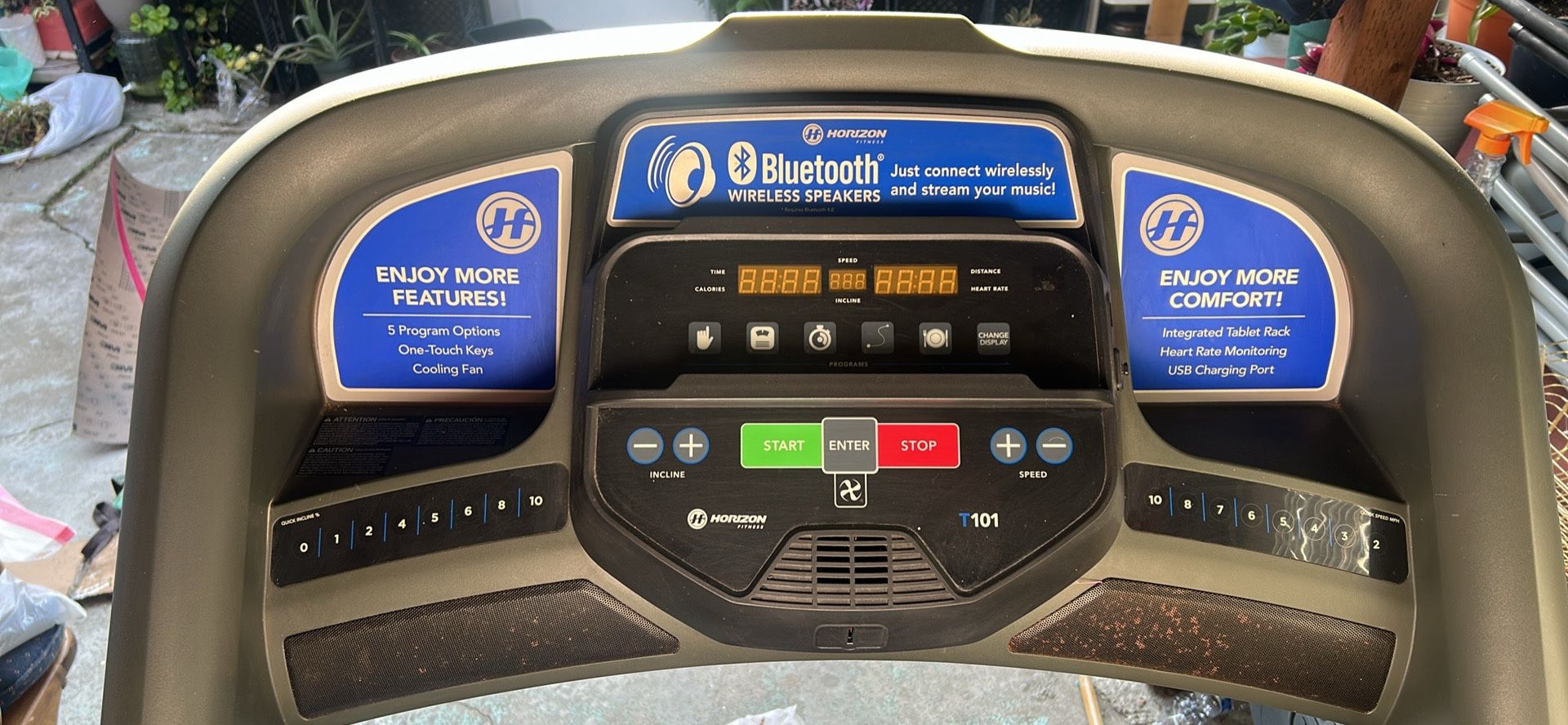 Horizon treadmill
