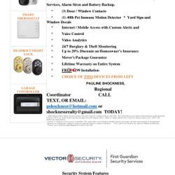 RING FREE INSTALLER SECURITY SYSTEM! GUARANTEED, WITH VOICE-ACTIVATION 