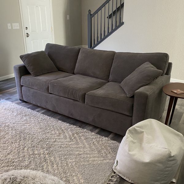 Macy’s Radley 86” Fabric Sofa / Couch Heavenly Mocha Grey for Sale in