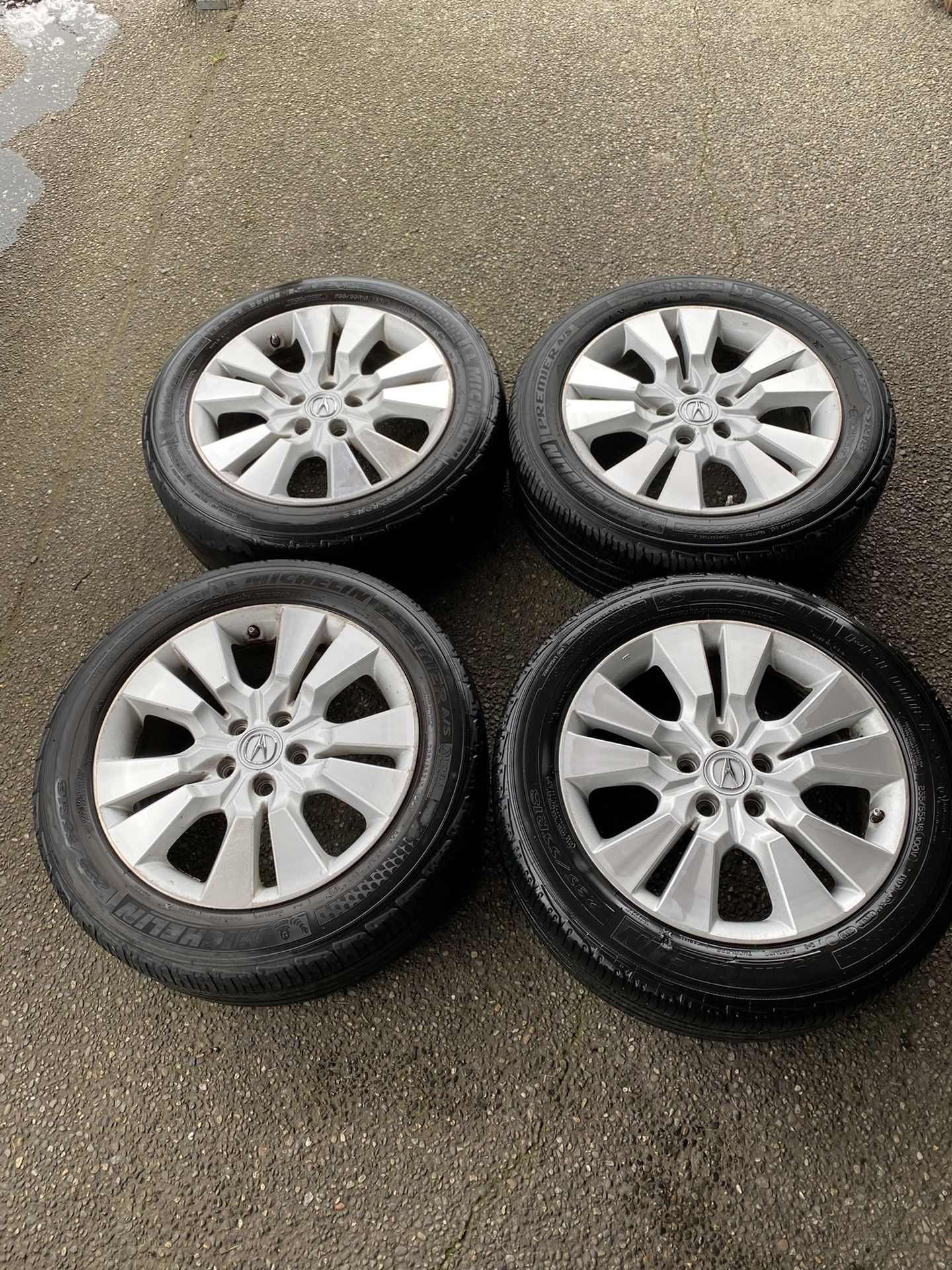 18” Acura SUV Wheels & Tires 5x114.3 & 5x4.5